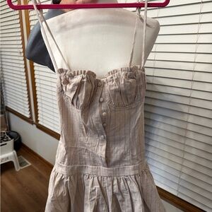 Dolls Kill New Pink spaghetti strap, mini dress